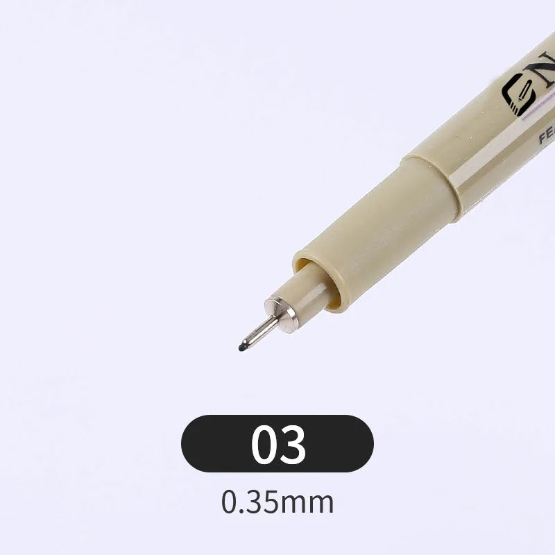 3/6/7/Pcs Pigma Micron Pen Liner Ink Marker Pen