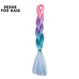 Desire for Hair 5Packs Synthetic Braiding Hair Christmas