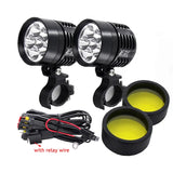 2x 12000lm 6000K Led Motorcycle bike Headlight bulb