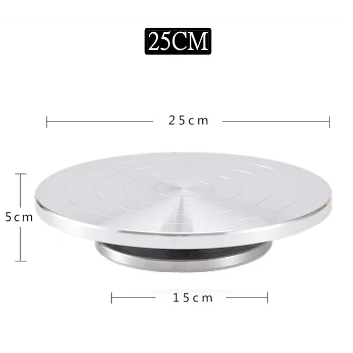 15/20/25/30CM Pottery Wheel Aluminum Turntable, DIY Clay Tools