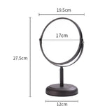 7 inch Desktop Makeup Mirror 2-Face Metal 5X