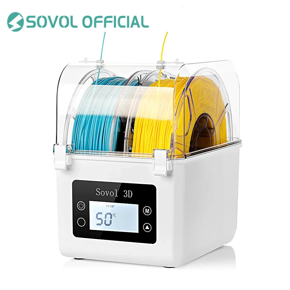 Sovol 2 Rolls Filament Dehydrator Spool Holder Filaments