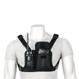 ABBREE Walkie Talkie Accessories Chest Harness Front Pack