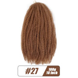 18inch Synthetic Afro Kinky Marley Braids Hair Soft