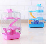 3-storey Pet Hamster Cage Luxury House Portable Mice