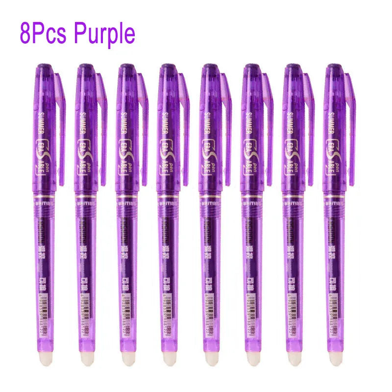 DELVTCH Erasable Gel Pen 0.7mm 0.5mm Bullet Tip