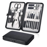 Professional 18 PCS Manicure Set Kit Pedicure Scissor