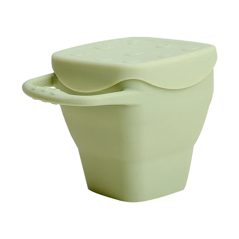 BPA Free Kids Silicone Food Storage Foldable Box