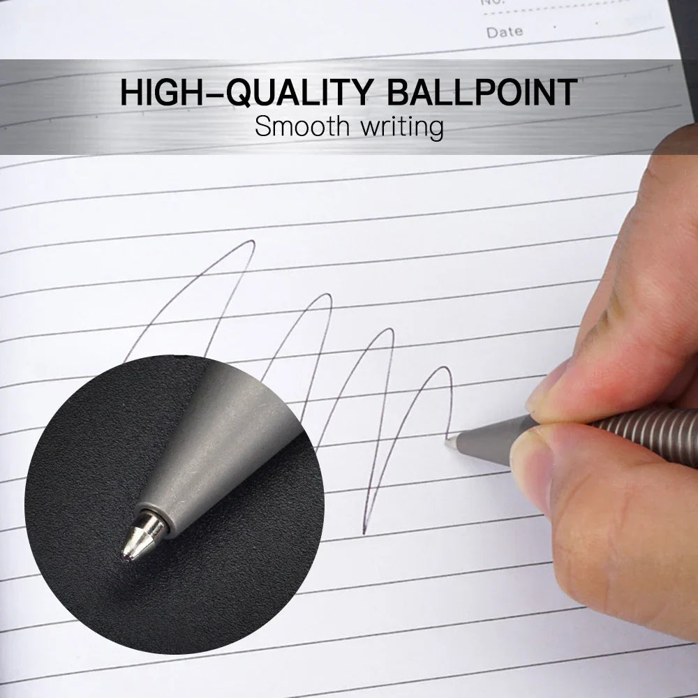 Portable Titanium Alloy Ballpoint Pen Writing Pen Equipment