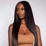 ShineFull hair Straight closure Indian hair 4x4 lace