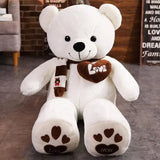 High Quality 4 Colors Teddy Bear With Scarf