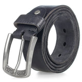MEDYLA Men's Belt Natural Skin Cowhide Belt Vintage