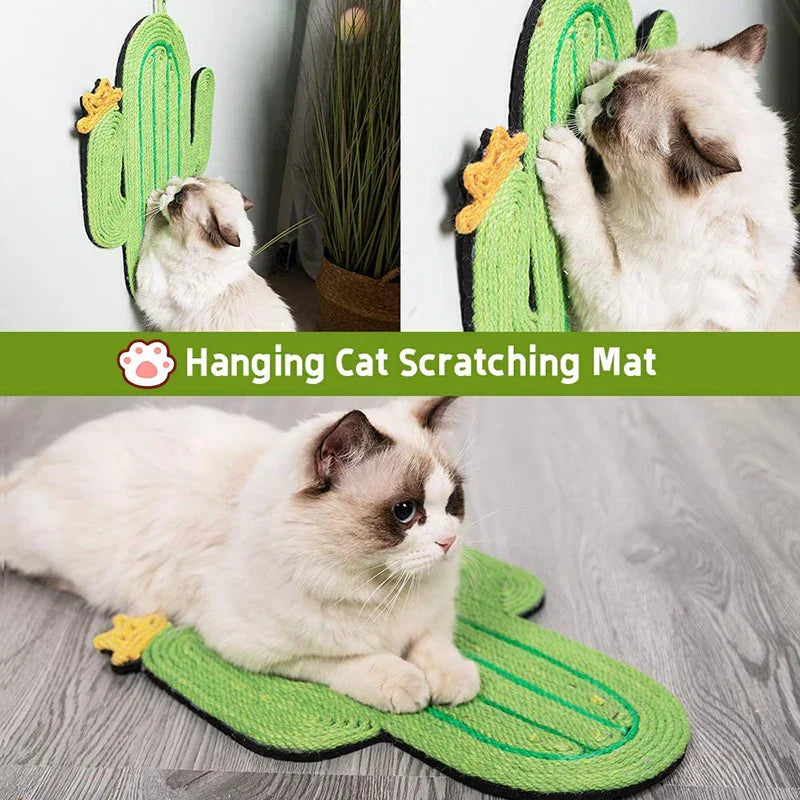 Cat Scratching Board Cat Scratcher Toy Sisal Rope