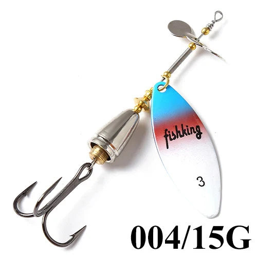 FISH KING 15g Spinner Artificial Bait Fishing Lure