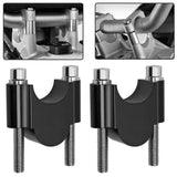 1 Pair Universal Motorcycle Handlebar Riser Clamp - 28mm & 22mm for Honda, BMW, Yamaha, Suzuki