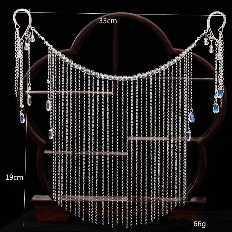 Antique Chinese Style Face Curtain Hanfu Hair Accessories