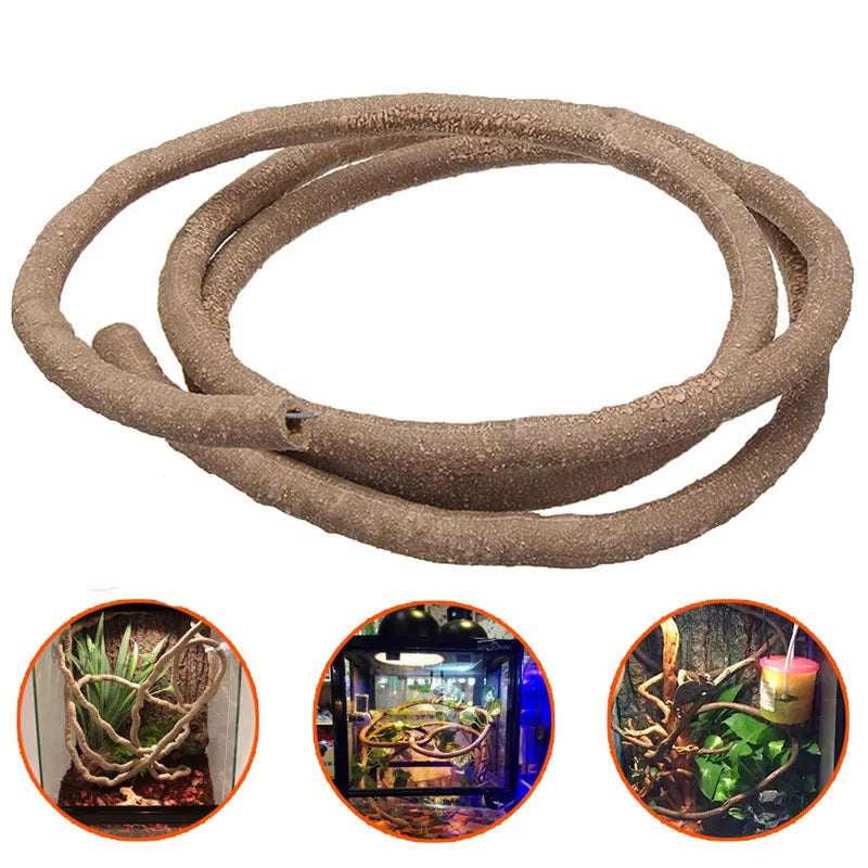 1.52.53m Large Flexible Vines Habitat Decor Bendable Jungle