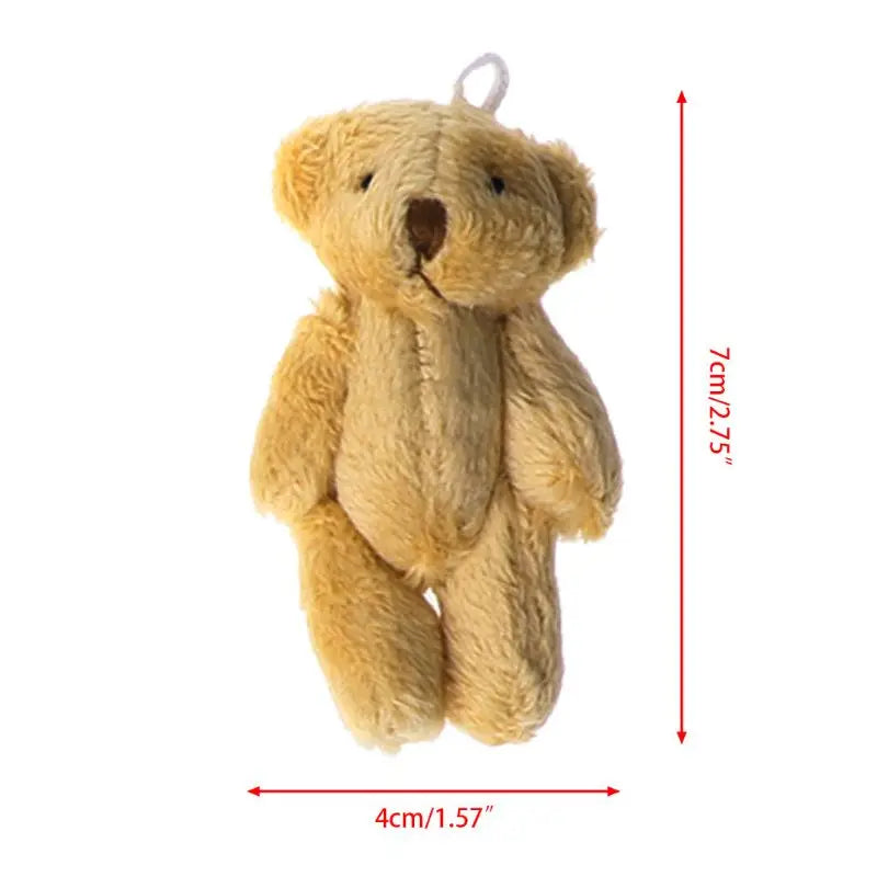 15Pcs/10/5Pcs Kawaii Small Bears Plush Soft Toys Pearl
