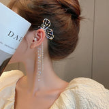 20Style Luxury Shiny Crystal Rhinestone Long Tassel Ear