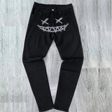 New Man Stretchy Jeans Black Skinny Hot Drill