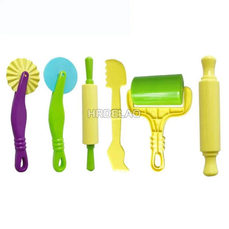 6pcs DIY Slimes Play Dough Tools Sets Accessories