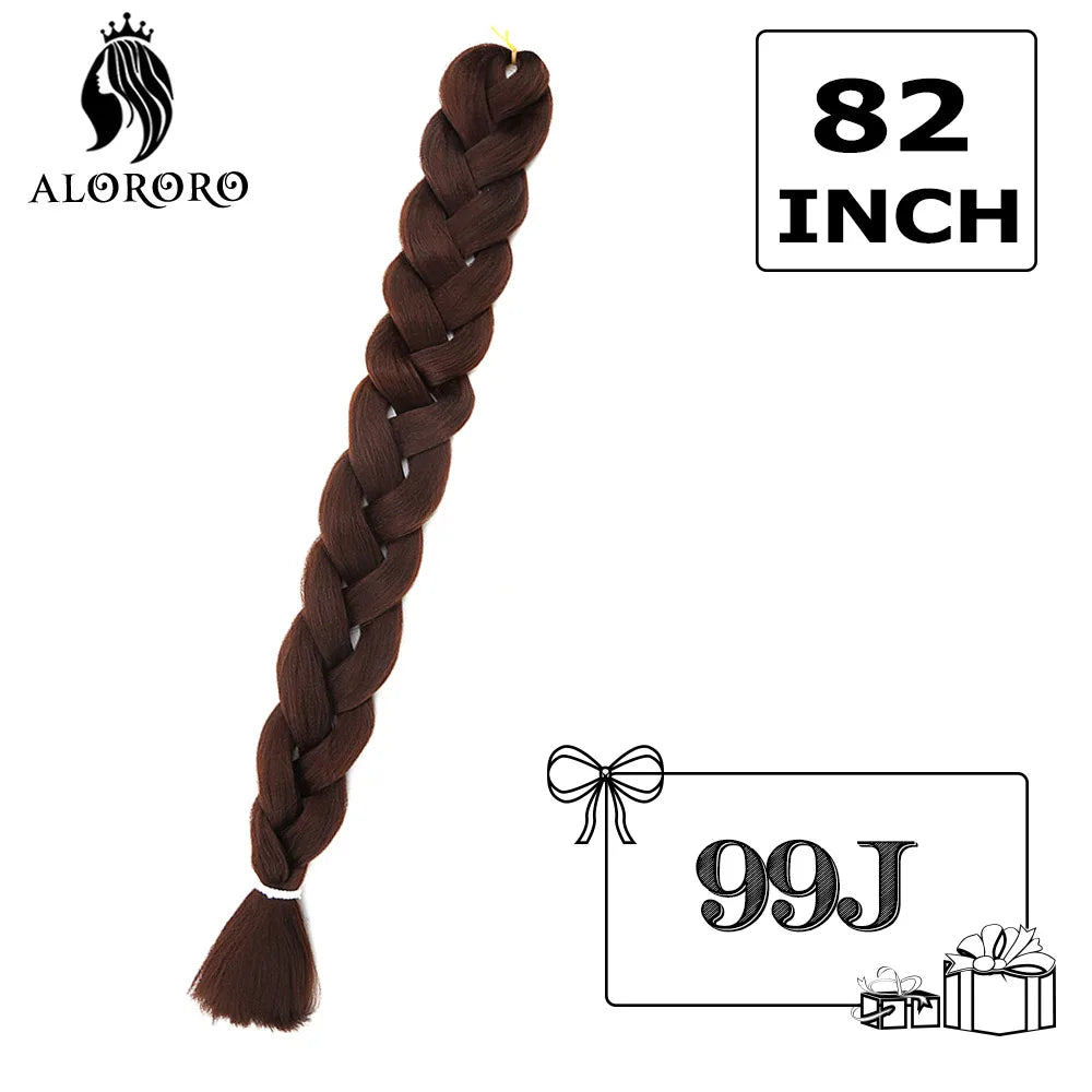 41Inch 165g Jumbo Braiding Hair Long Synthetic Crochet