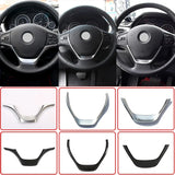 Car Carbon Fiber Interior Steering Wheel Decorative Frame