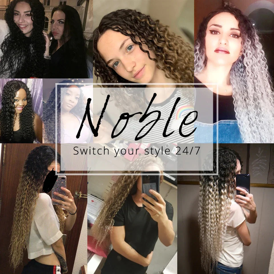 Noble Synthetic Lace Front Wig 38 Inch Long