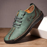 Handmade Leather Casual Men Shoes Design Sneakers Men