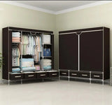 Non-Woven Fabrics Wardrobe Coffee Fabric Closet Portable Folding