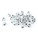 Keep&Grow 100Pcs 12MM Silicone Letter Beads BPA Free