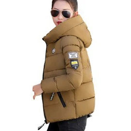 Women Winter Parkas Hooded Thick Warm Short Coat