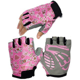 Stylish Half Finger Breathable Antislip For Sports Scooter
