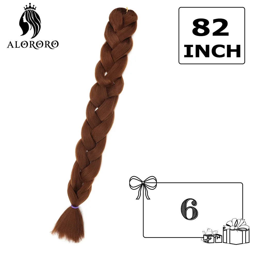 41Inch 165g Jumbo Braiding Hair Long Synthetic Crochet