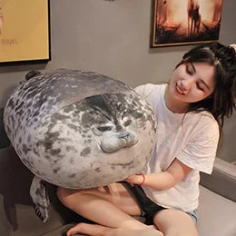 NEW 80cm Giant Seal Lifelike Grey Sea Lion