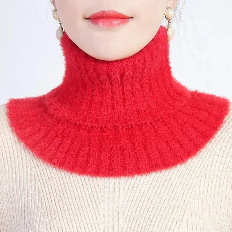 Thickened Imitation Mink Cashmere Bib Women's FallWinter Warm