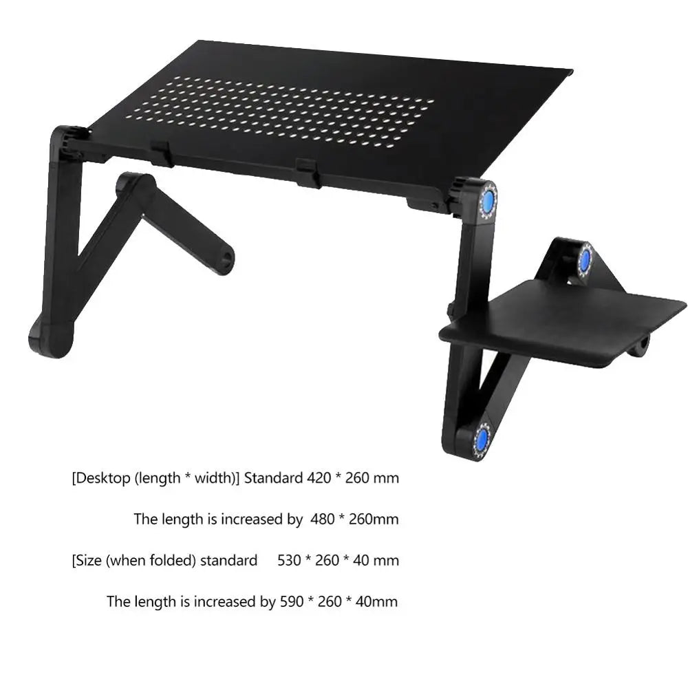 Portable Laptop Computer Table for Bed Aluminum Alloy