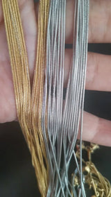 LUXUKISSKIDS 1mm Round Snake Chains Wholesale 10pcsPack Necklaces