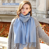 Solidlove Wool Winter Scarf Women Scarves Adult Scarves