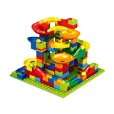 168PCS Marble Race Run Compatible city Building Blocks