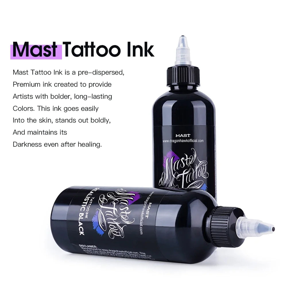 High Quality Mast Tattoo Professional Tattoo Inks Black