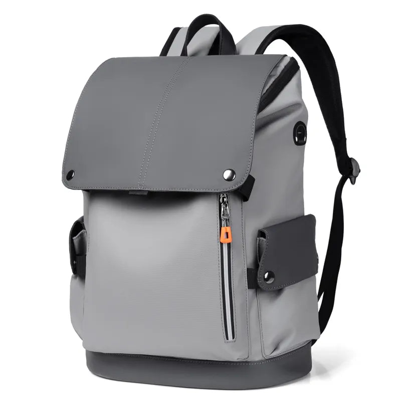 High Quality PU Leather Waterproof Men's Laptop Backpack