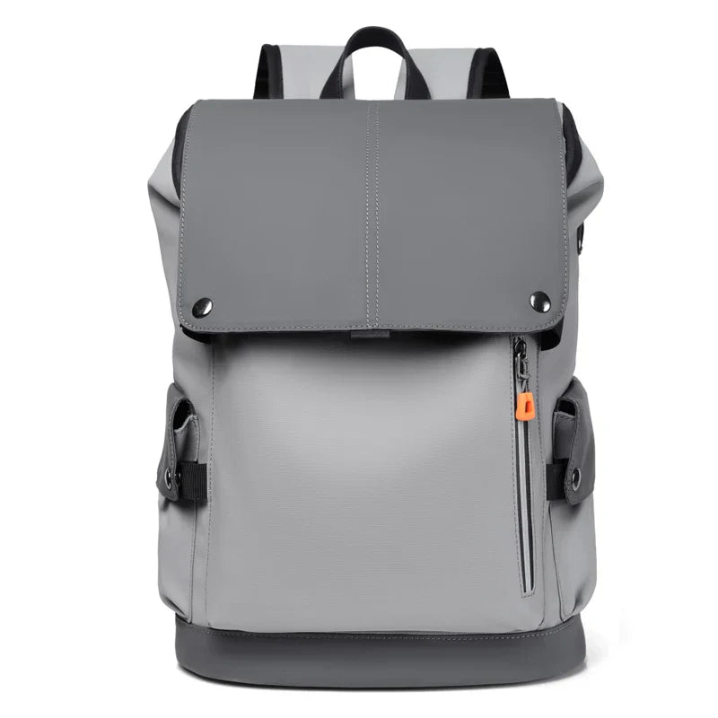High Quality PU Leather Waterproof Men's Laptop Backpack