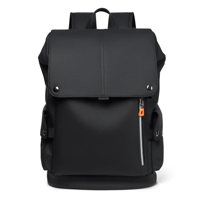 High Quality PU Leather Waterproof Men's Laptop Backpack