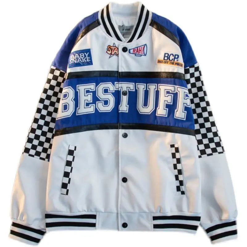 High Quality Racing Suit Varsity Jacket Men Aviator