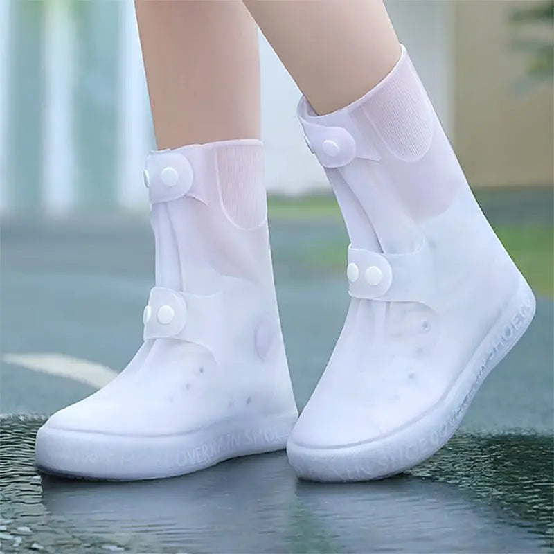 High Top Shoe Cover Portable Durable Galoshes Water