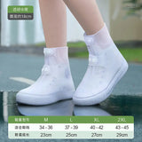 High Top Shoe Cover Portable Durable Galoshes Water