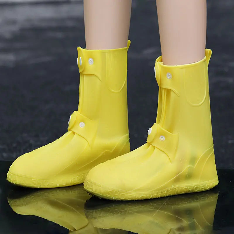 High Top Shoe Cover Portable Durable Galoshes Water