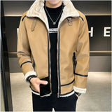 High-end Brand Clothing Men Added Fleece All in