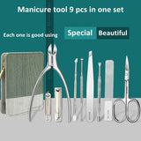 High quality Manicure Set 9 in 1 Professional